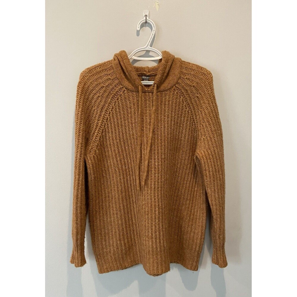 American Eagle Waffle Knit Hooded Lightweight Sweater S/P